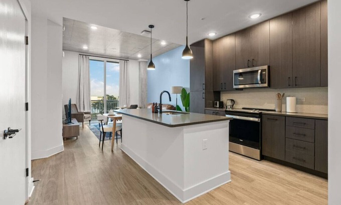 Channel District Apartment | Upscale 2BR Stay | Minutes from Convention Center