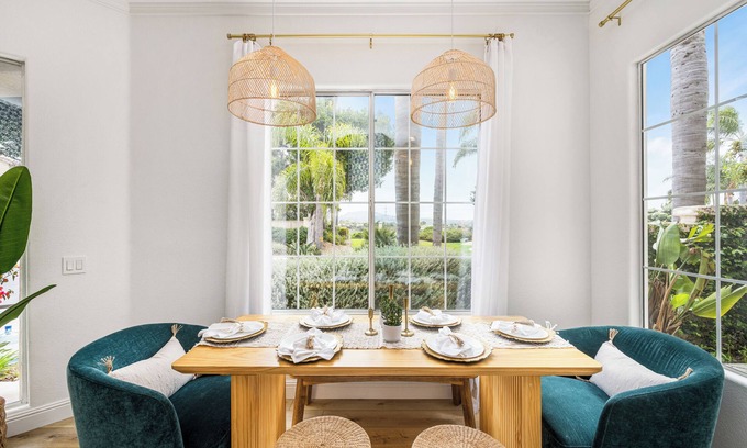 Aviara House | Upscale Boho Charm 3 bedroom house next to Four Seasons, close to Beach!