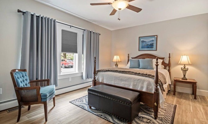 Glens Falls Condo | Upscale Downtown Glens Falls Suite — Walk to Museums, Shops & Dining