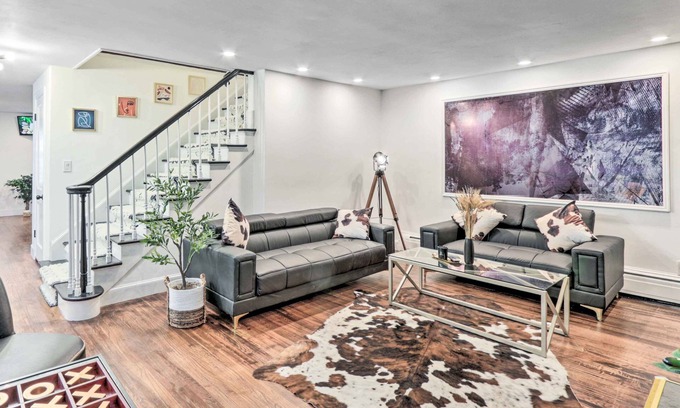 Waterbury House | Upscale Waterbury Retreat w/Indoor Hot Tub!