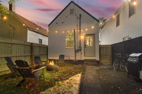 Evansville House | Uptown Haven Walkable Home with Bikes and Firepit near Downtown