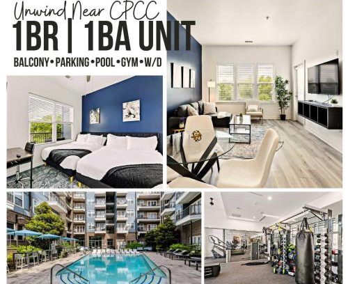 Cherry Apartment | Urban Comfort 1BD Sleeps 6 DT 5 Min Gym & Parking