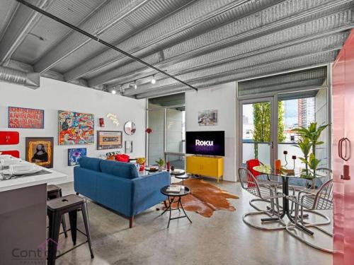Downtown Edmonton Apartment | Urban Pop Loft, Near ICE District, UG Parking