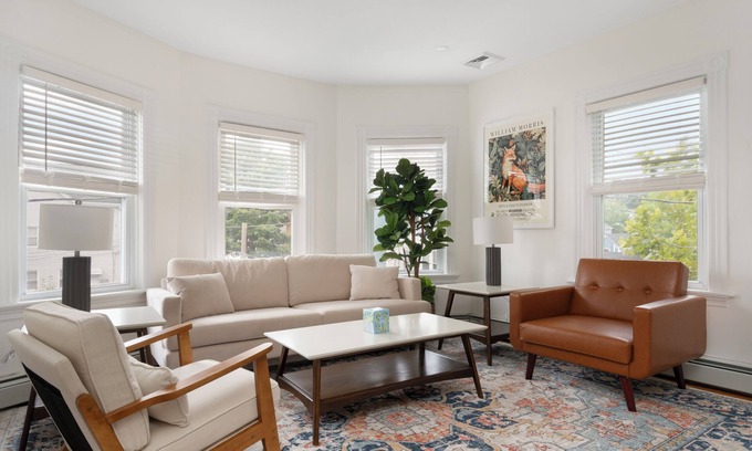 Fox Point Apartment | Urban Retreat: Bright, Stylish Top-Floor Apartment Near Universities & Dining
