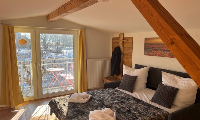 Dobbin-Linstow Apartment | Urlaubsspaß zu Zweit Natur pur Landidylle - Sattelkammer