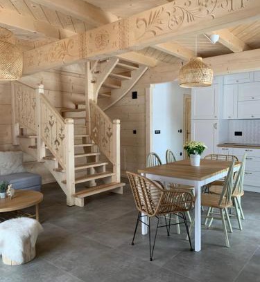 Czarny Dunajec Ski Chalet | Uroczy drewniany domek - Domki pod Brzegiem