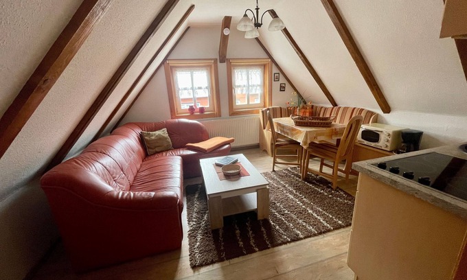 Kolonie Apartment | Vacation apartment Nachtigall - thatched plank house Zum Heuschober