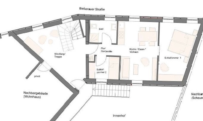 Klein-Bieberau Apartment | Vacation apartment 1 - Ferienbauernhof Brandt