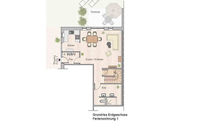 Uplengen Apartment | Vacation apartment 1 - Neudorfer Moor - - Ferienwohnungen zum Lengener Meer 35527