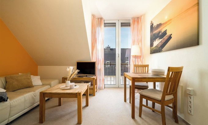 Mirow Apartment | Vacation apartment Abendsonne - your home in Mirow for 2 with terrace and sauna