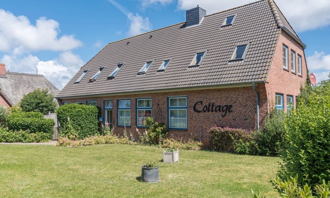 Nebel Apartment | Vacation Apartment "Cottage am Watt" at the Tidal Flats with Wi-Fi and Terrace