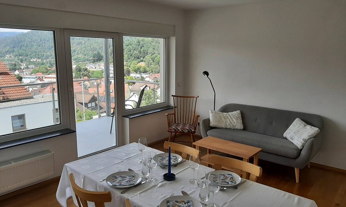 Eberbach Apartment | Vacation apartment in Eberbach with a view of the Neckar - between hiking trails and the old town