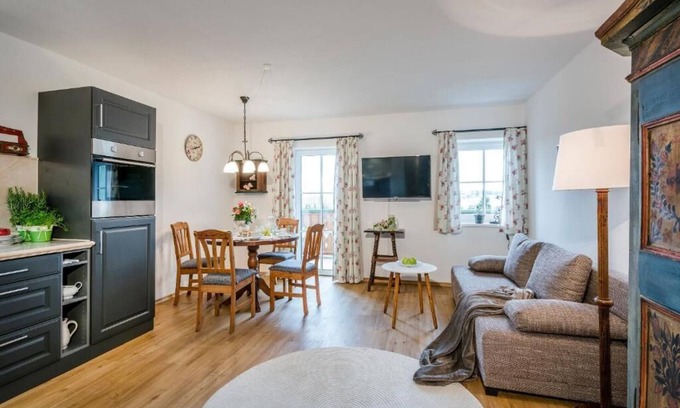 Obing Apartment | Vacation apartment Rosengarten 50sqm for max. 2 persons