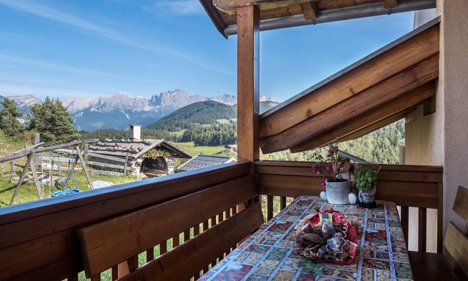 Cornedo All'isarco Apartment | Vacation Apartment "Tschigghof" with Mountain View, Wi-Fi & Garden