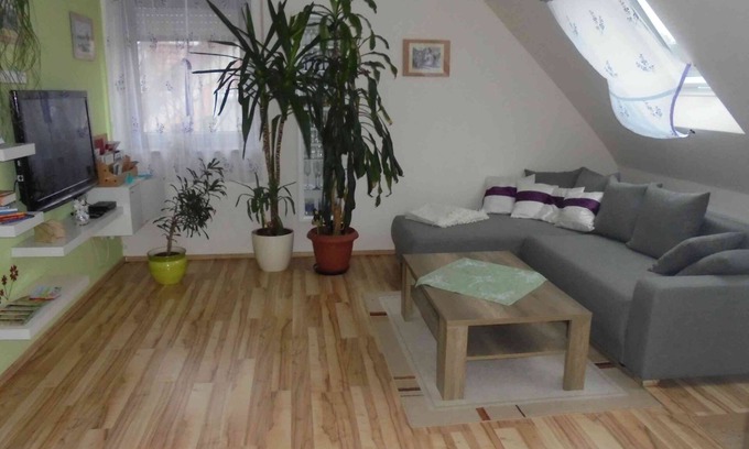 Neuburg an der Kammel Apartment | Vacation apartment in the attic (80sqm) with separate kitchen