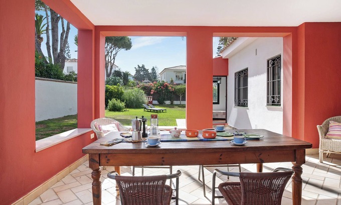 Conil de la Frontera House | Vacation Home "Villa Sevilla" with Sea View, Private Terrace & Private Garden