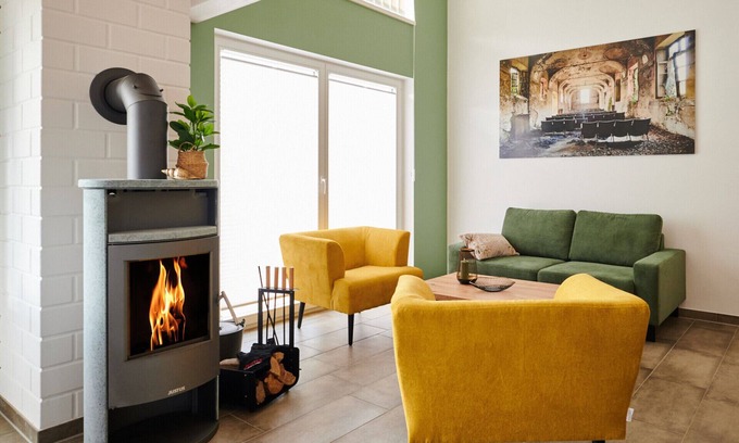 Nordhorn House | Vacation home by the lake with fireplace, sauna and whirlpool