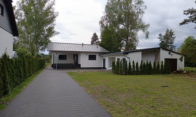 Halbe House | Vacation home by the lake with sauna