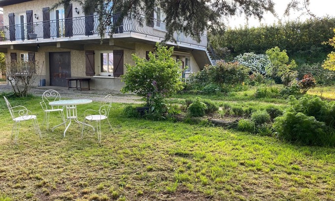 Echalas House | Vacation Home "Chalet Echalas" with Private Terrace, Private Garden & Wi-Fi