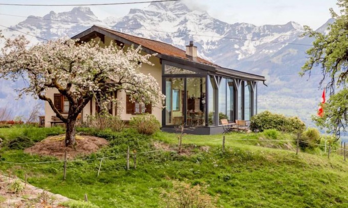Les Posses-sur-Bex House | Vacation home Germinal in Bex - 6 persons, 4 bedrooms