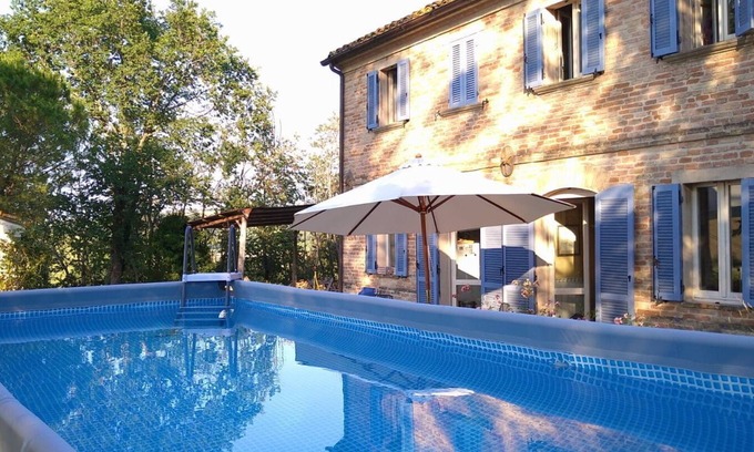 Corinaldo House | Vacation home in the Marche, up to 10 people, WLAN, TV, pool, air conditioning, close to the beach