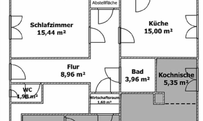 Dringenburg Apartment | Vacation home, shower, WC - Ferienwohnungen Siggelkow