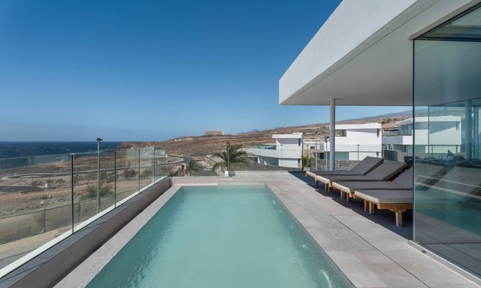 Callao Salvaje Villa | Vacation Villa 'Callao Sunset View' with Sea View, Wi-Fi and Air Conditioning