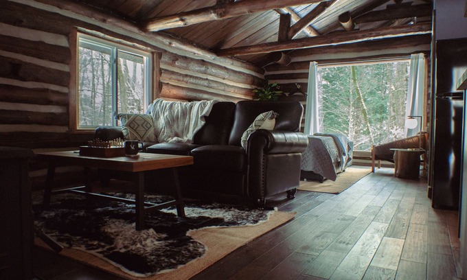 Cleveland Cabin | Vanderkamp NY – Wohlleben Cabin Secluded Forest Retreat on 850 Acres
