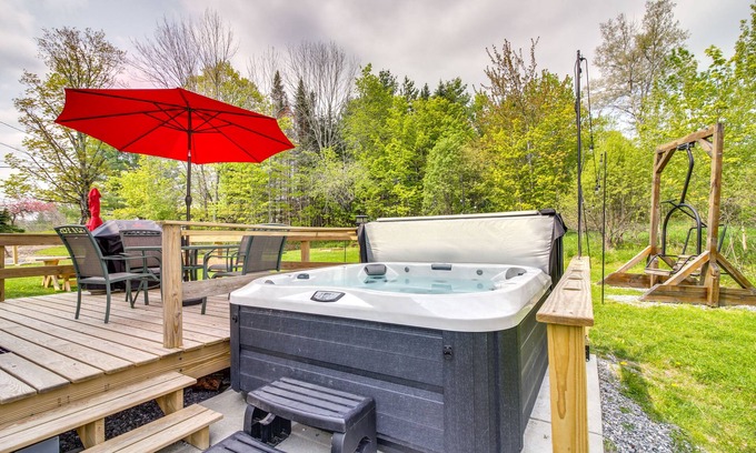 Mount Holly House | Vermont Vacation Rental: Hot Tub, Near Ski Resorts