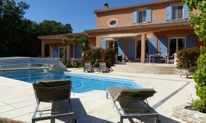 Uchaux Villa | Very beautiful villa with swimming pool and adjoining one-bedroom apartment in the Uchaux mountains