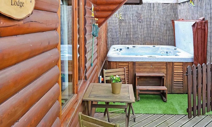 Bronygarth Ski Chalet | Very comfortable lodge with one double with en suite shower and two twin.