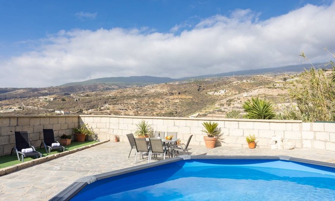 Fasnia Cottage | Very quiet location, with pool and large terrace, free WIFI