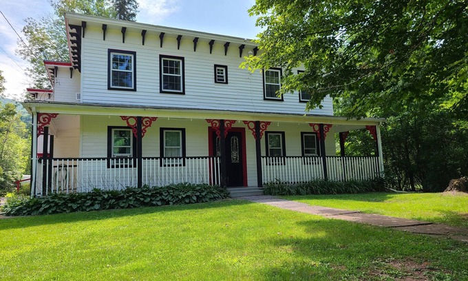 Lexington House | Victorian Catskill House w/Game Room, Fire Pit, and Strong Wi-Fi