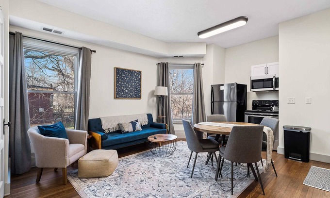 Hough Apartment | Victorian Estates | Sun Soaked 1BR | Close to CCF