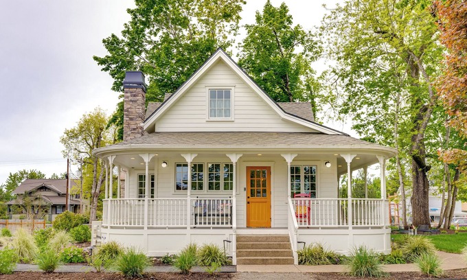 Stayton House | Victorian farmhouse with wraparound porch