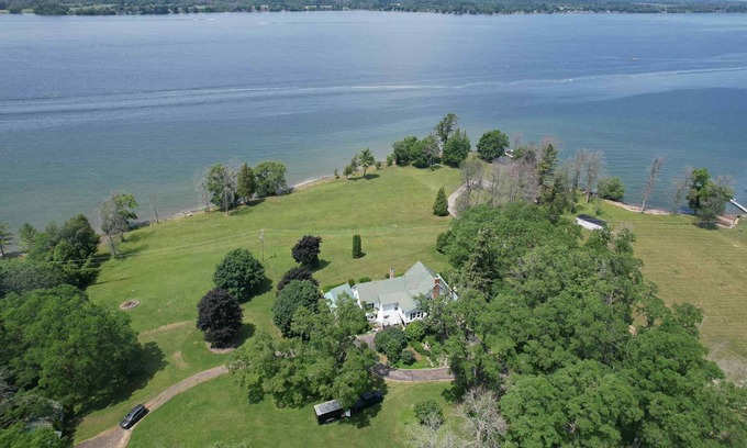 Ogdensburg Apartment | Victorian Riverfront 1BR Cozy Retreat with River Views & Dock Access