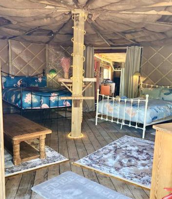 Fairseat Bed & Breakfast | Vigo Retreat Boat yurt