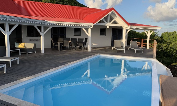 Capesterre-de-Marie-Galante Villa | Villa Coco Caline, 3 bedrooms for 6 persons, infinity pool