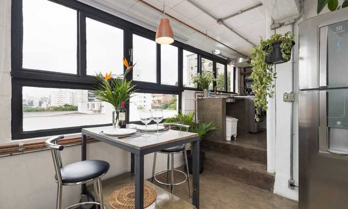 Vila Madalena Apartment | VILA MADALENA: INCREDIBLE VIEW, Artistic Apartment