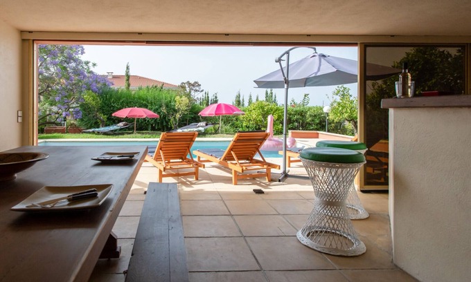 Caucade Villa | Villa 180° Sea view Pool Parking 9Pax BBQ WIFI AC