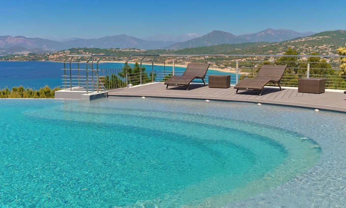 Pietrosella Villa | Villa 7 bedrooms, pool, jacuzzi, panoramic sea view