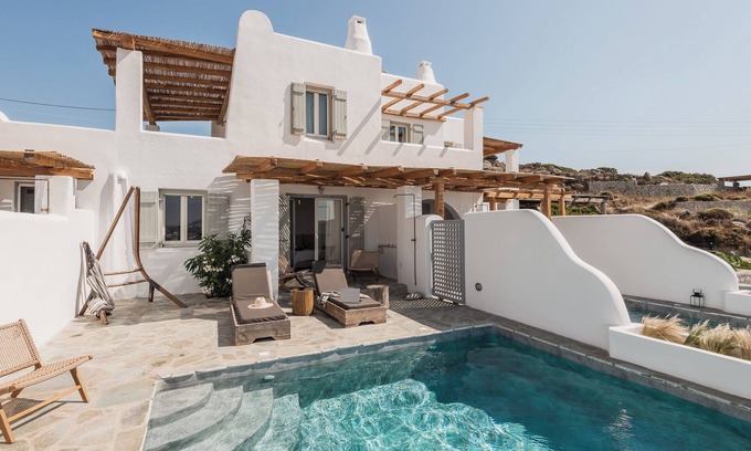 Maragas Villa | Villa Aggelos Is A Family Friendly, Pet Friendly Close To The Beach And To Town.