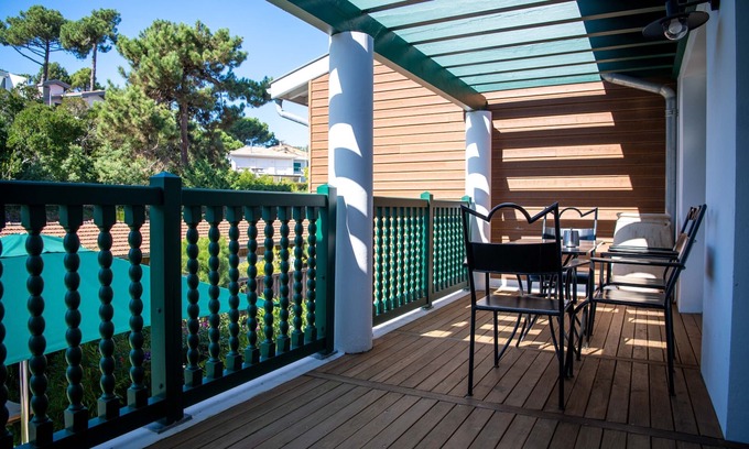 Le Canon Apartment | Villa Aitama T3 - with terrace or balcony view