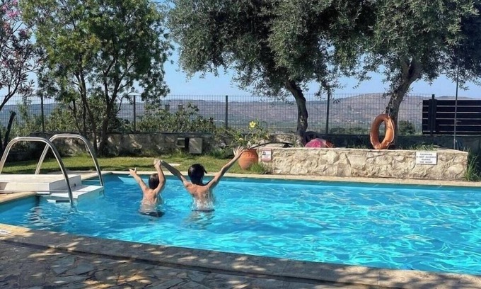 Maza Villa | Villa Aloni-traditional Stone Villa With Nice View,pool and Garden