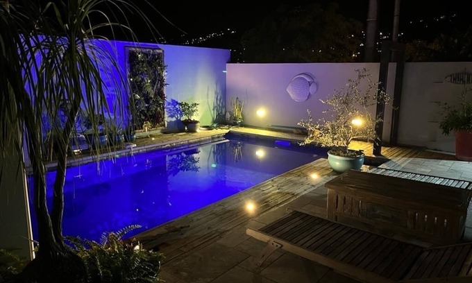 Sainte-Clotilde Villa | Villa ananas Saint Denis de la Réunion classified 4 stars with heated swimming pool