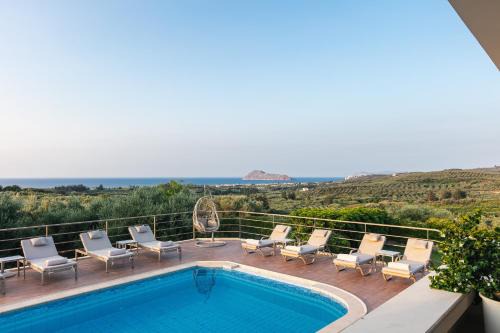 Agia Villa | Villa Anastasia - Private Pool & Panoramic Views