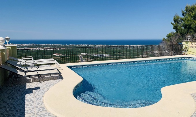 La Font d'en Carros House | Villa Avec vue et Piscine, 4-6 Personnes, sur les Hauteurs Doliva, Costa Blanca