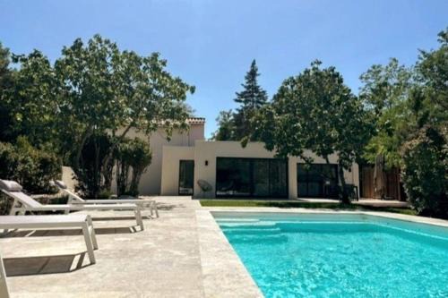 Salles-d'Aude Villa | Villa avec Piscine et Spa