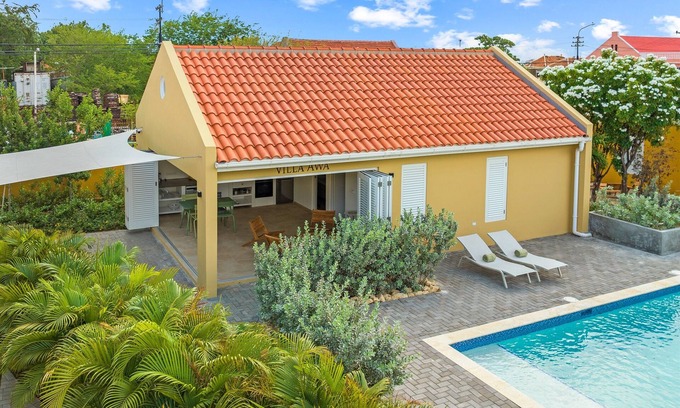 Koralengebied Villa | Villa Awa Curaçao with Pool & Garden