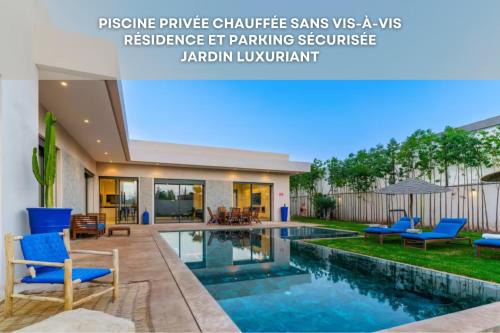 Tnine Ourika Villa | Villa AZUR - Wifi, Piscine chauffée, Sans vis-à-vis